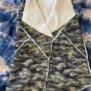 LulaRoe Camo Lined Vest